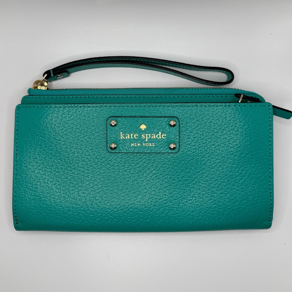 Kate Spade Teal Wristlet Clutch